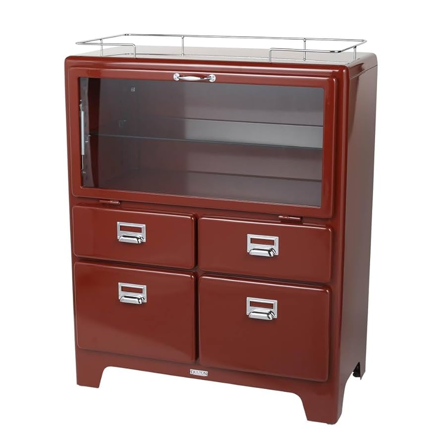 Amazon｜ダルトン カップ ボード ブリックブラウン｜食器棚